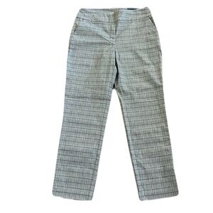 SC CO Plaid Tummy Control Super Stretch Pull on Pants Size L